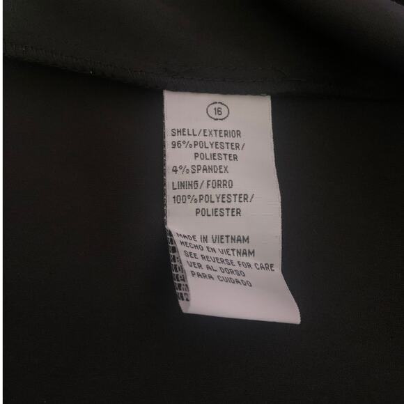 NWT Shelby & Palmer Black Sleeveless Dress Size 16 - Picture 11 of 11